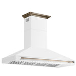Forno Aria 60 Inch Wall-Mounted Range Hood in White - BonPrix Électroménagers
