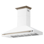 Forno Aria 60 Inch Wall-Mounted Range Hood in White - BonPrix Électroménagers