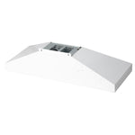 Forno Aria 60 Inch Wall-Mounted Range Hood in White - BonPrix Électroménagers