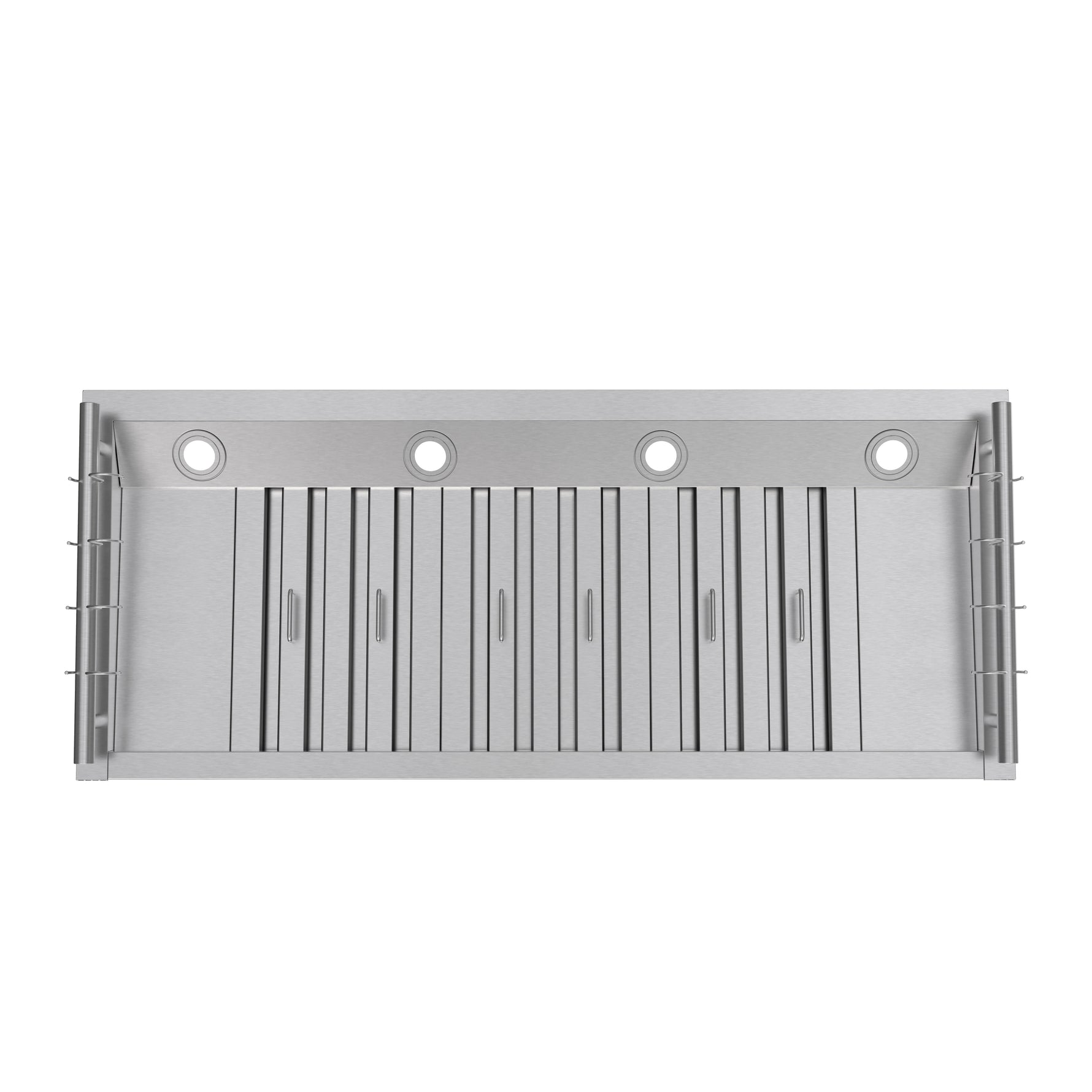 Forno Venezia 48 Inch Wall-Mounted Range Hood with Touch Controls and Baffle Filters - BonPrix Électroménagers