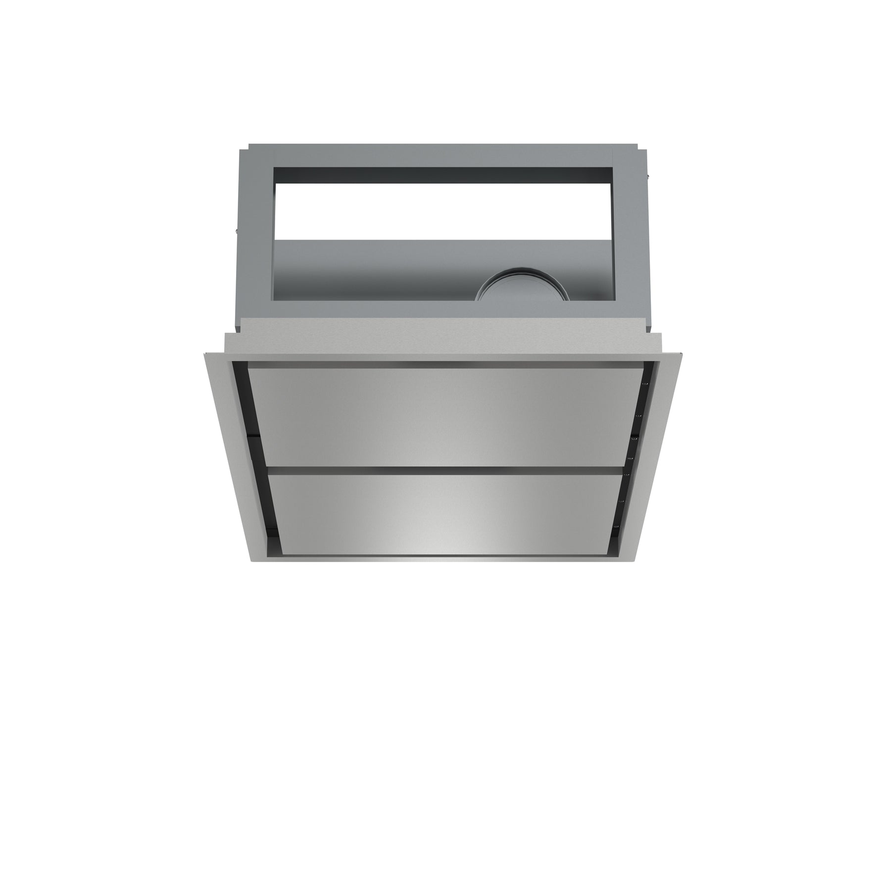 FORNO Arezzo 44-Inch Recessed Ceiling Range Hood, Dual Motors, 1200 CFM, Hybrid Filters, Remote Control - BonPrix Électroménagers
