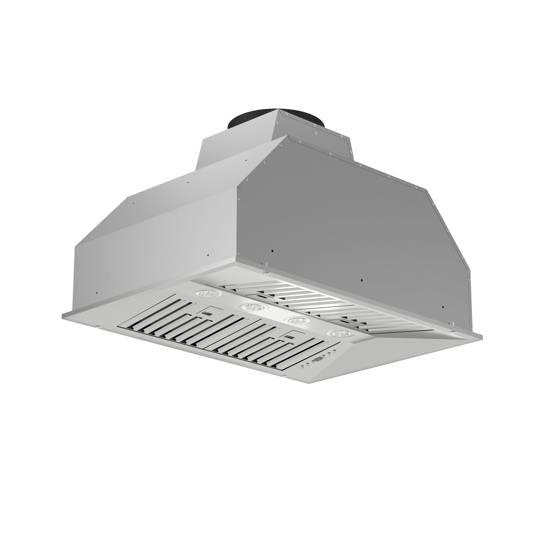 Forno Altilia 36-Inch Insert Range Hood, Stainless Steel, LED Lighting, Baffle Filters - BonPrix Électroménagers