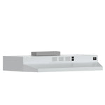 Forno Cappa 30-Inch Under Cabinet Range Hood, White, 200 CFM, Convertible, LED Lighting - BonPrix Électroménagers