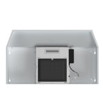 Forno Cappa 30-Inch Under Cabinet Range Hood, White, 200 CFM, Convertible, LED Lighting - BonPrix Électroménagers