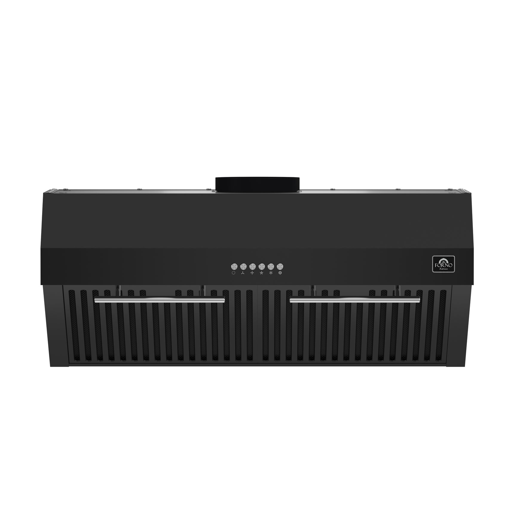 Forno Bari Espresso 30-Inch Under Cabinet Range Hood, Black, 600 CFM, LED Lighting, Dishwasher-Safe Baffle Filters, 3-Speed Fan Control - BonPrix Électroménagers