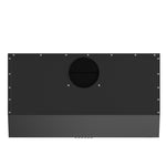 Forno Bari Espresso 30-Inch Under Cabinet Range Hood, Black, 600 CFM, LED Lighting, Dishwasher-Safe Baffle Filters, 3-Speed Fan Control - BonPrix Électroménagers