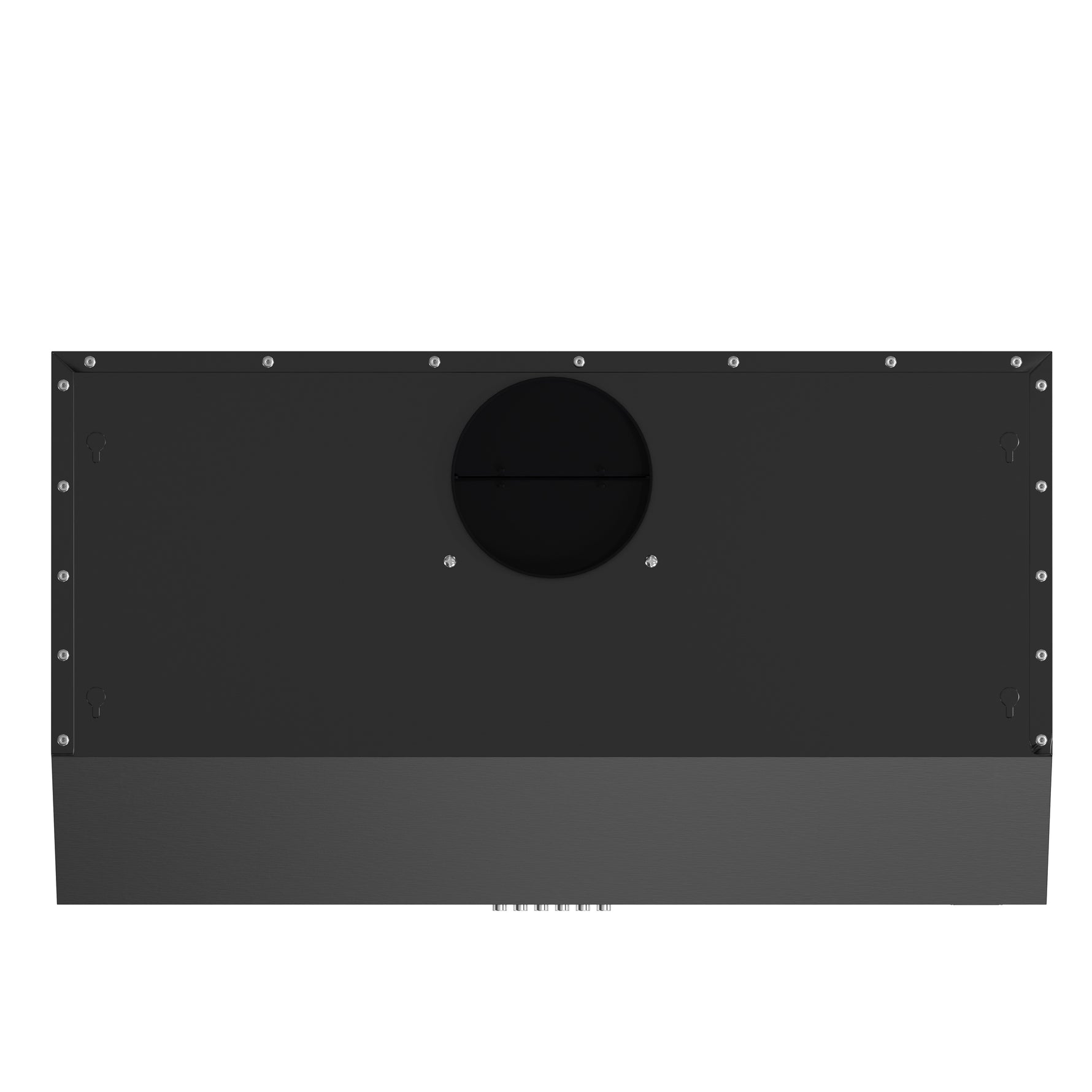 Forno Bari Espresso 30-Inch Under Cabinet Range Hood, Black, 600 CFM, LED Lighting, Dishwasher-Safe Baffle Filters, 3-Speed Fan Control - BonPrix Électroménagers