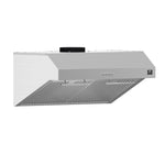 Forno Bari Espresso 30-Inch Under Cabinet Range Hood, Stainless Steel, 600 CFM, LED Lighting, Dishwasher-Safe Baffle Filters, 3-Speed Fan Control - BonPrix Électroménagers