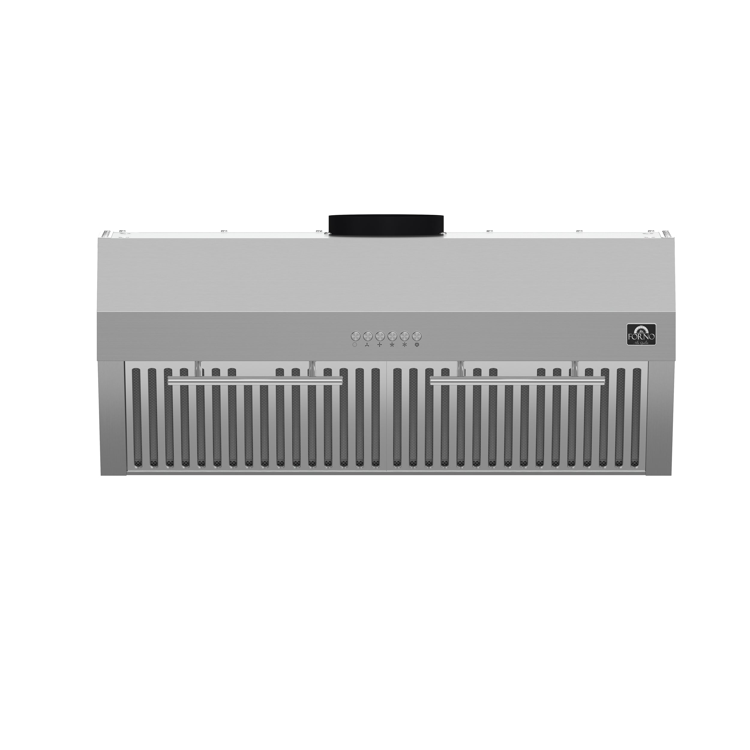 Forno Bari Espresso 30-Inch Under Cabinet Range Hood, Stainless Steel, 600 CFM, LED Lighting, Dishwasher-Safe Baffle Filters, 3-Speed Fan Control - BonPrix Électroménagers