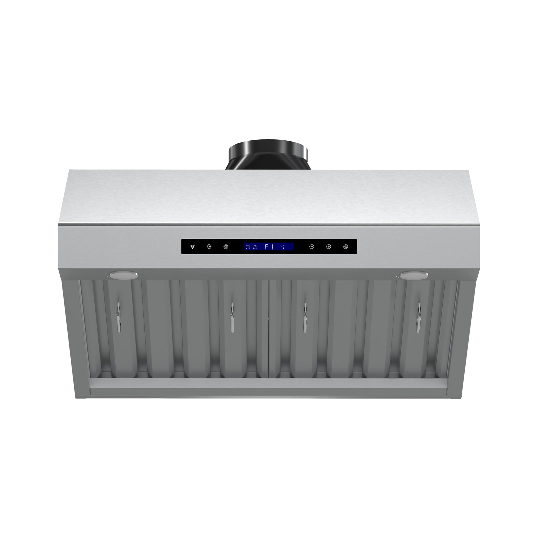 Forno Palazzo 30-Inch Wall Mounted Range Hood, Stainless Steel, Heavy Duty Baffle Filters, Remote Control - BonPrix Électroménagers