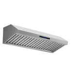 Forno Palazzo 60-Inch Wall Mounted Range Hood, Stainless Steel, Heavy Duty Baffle Filters, Remote Control - BonPrix Électroménagers