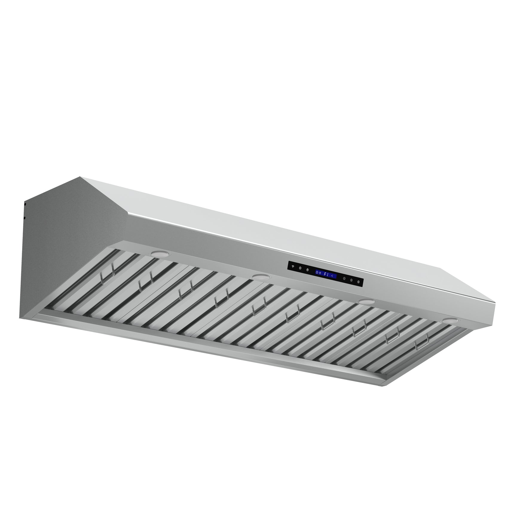 Forno Palazzo 60-Inch Wall Mounted Range Hood, Stainless Steel, Heavy Duty Baffle Filters, Remote Control - BonPrix Électroménagers