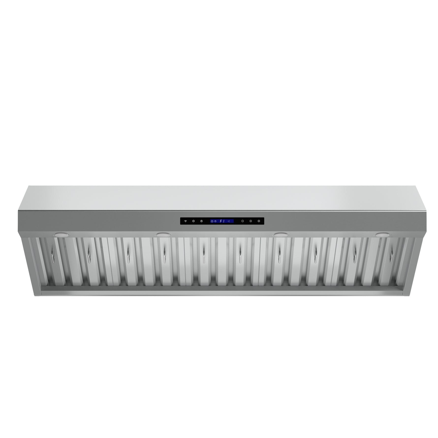 Forno Palazzo 60-Inch Wall Mounted Range Hood, Stainless Steel, Heavy Duty Baffle Filters, Remote Control - BonPrix Électroménagers