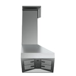 Forno Orvieto 30-Inch Wall Mount Range Hood, LED Lighting, Heavy Duty, Stainless Steel - BonPrix Électroménagers