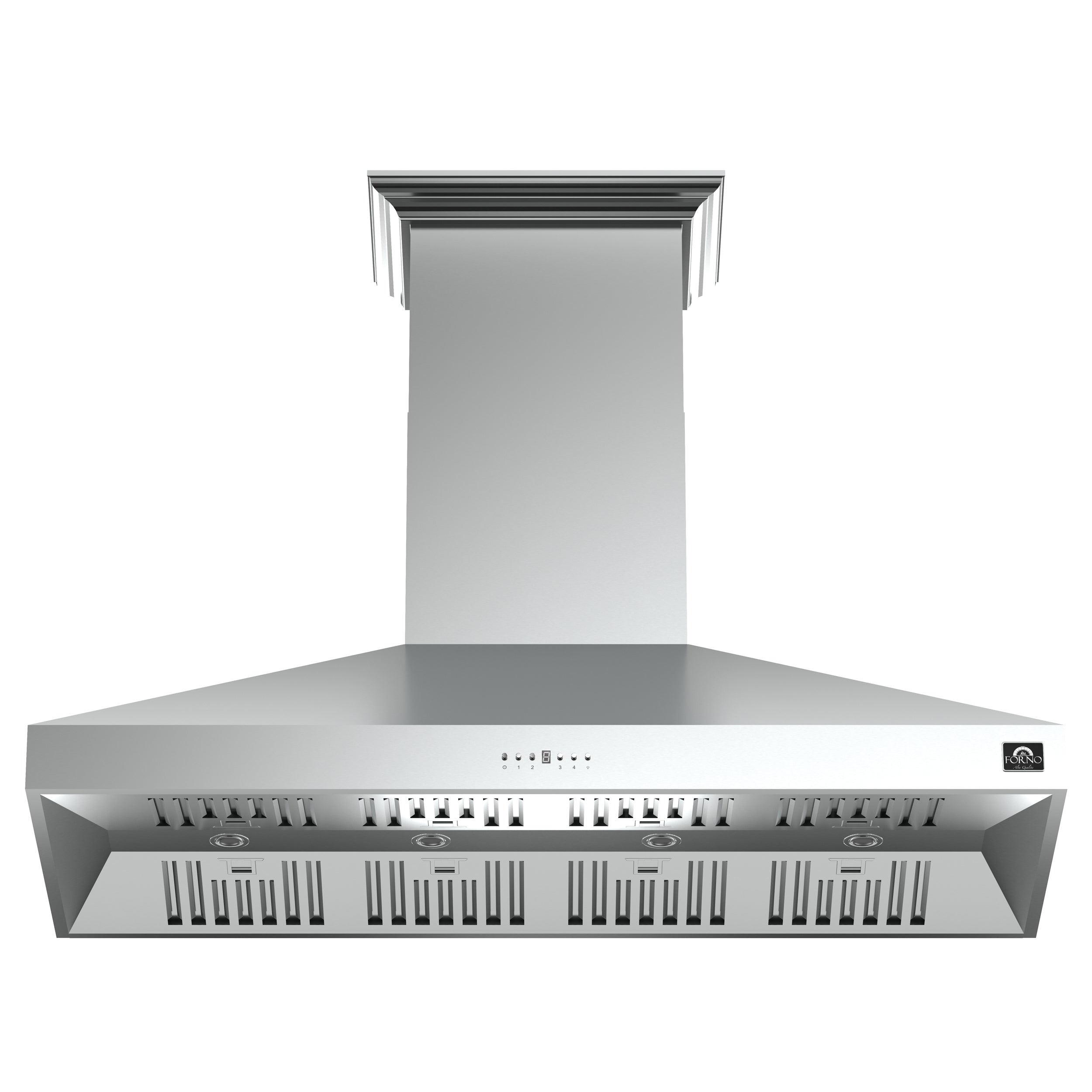 Forno Orvieto 60-Inch Wall Mount Range Hood, LED Lighting, Heavy Duty, Stainless Steel - BonPrix Électroménagers