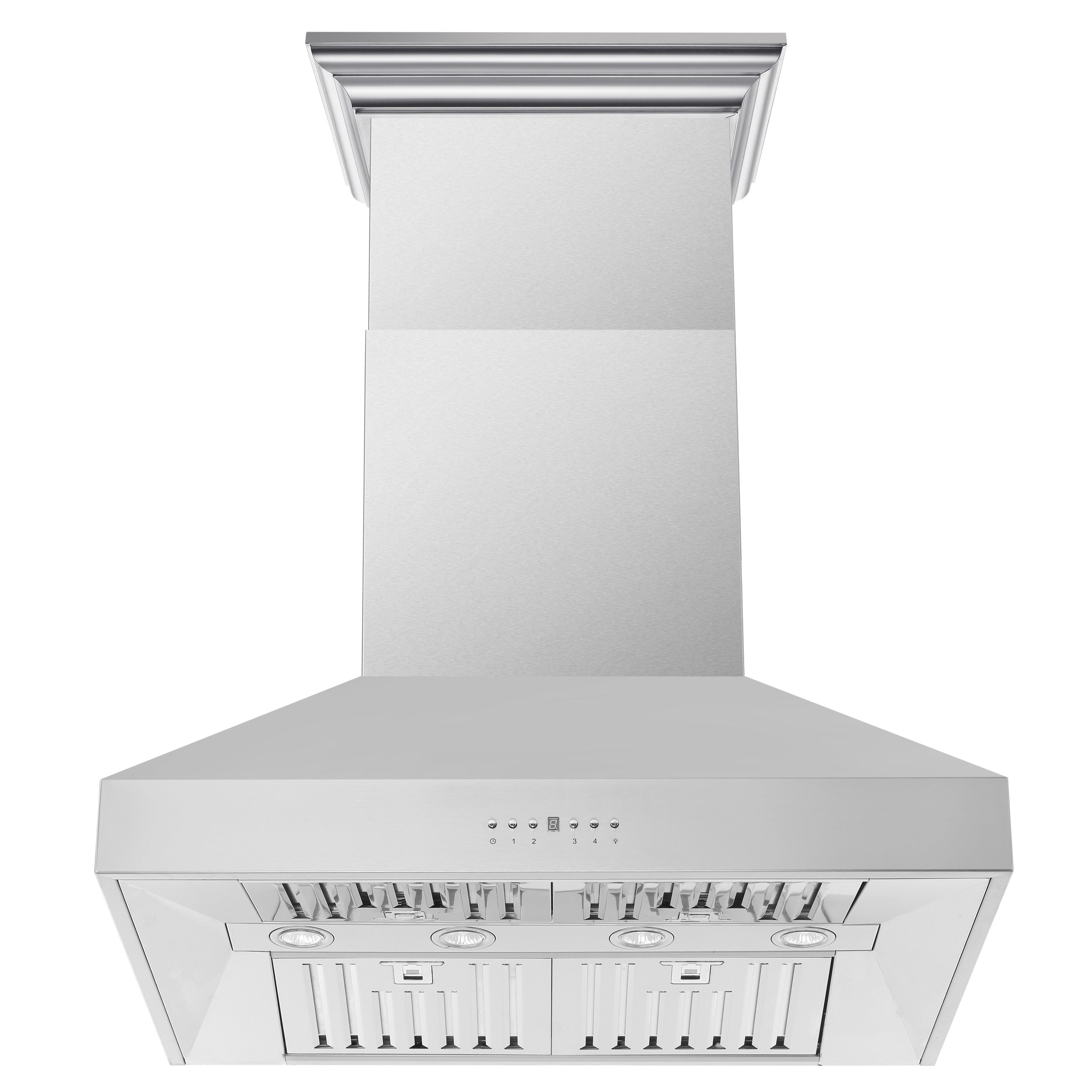 Forno Orvieto 36-Inch Wall Mount Range Hood, LED Lighting, Heavy Duty, Stainless Steel - BonPrix Électroménagers