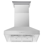 Forno Orvieto 36-Inch Wall Mount Range Hood, LED Lighting, Heavy Duty, Stainless Steel - BonPrix Électroménagers
