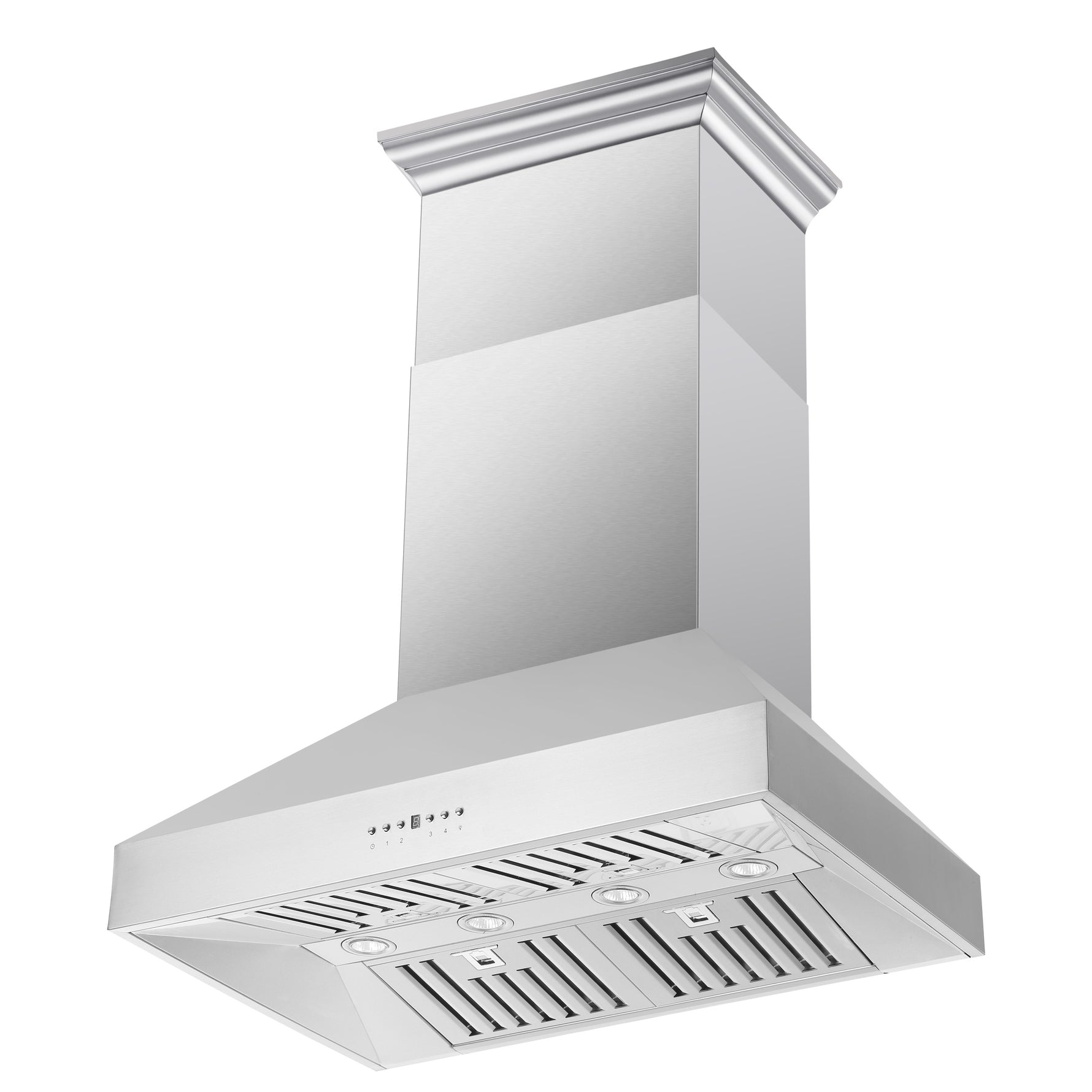 Forno Orvieto 36-Inch Wall Mount Range Hood, LED Lighting, Heavy Duty, Stainless Steel - BonPrix Électroménagers