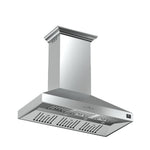 Forno Orvieto 48-Inch Wall Mount Range Hood, LED Lighting, Heavy Duty, Stainless Steel - BonPrix Électroménagers