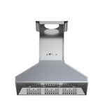 Forno Orvieto 48-Inch Wall Mount Range Hood, LED Lighting, Heavy Duty, Stainless Steel - BonPrix Électroménagers