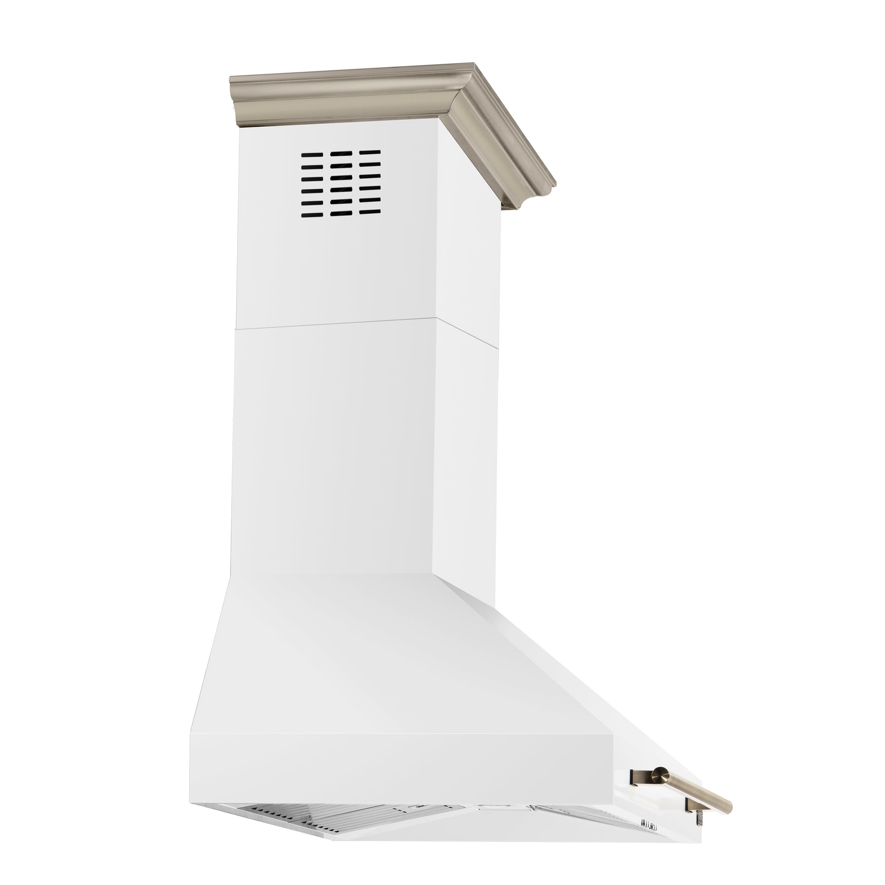 Forno Aria 36 Inch Wall-Mounted Range Hood in White - BonPrix Électroménagers