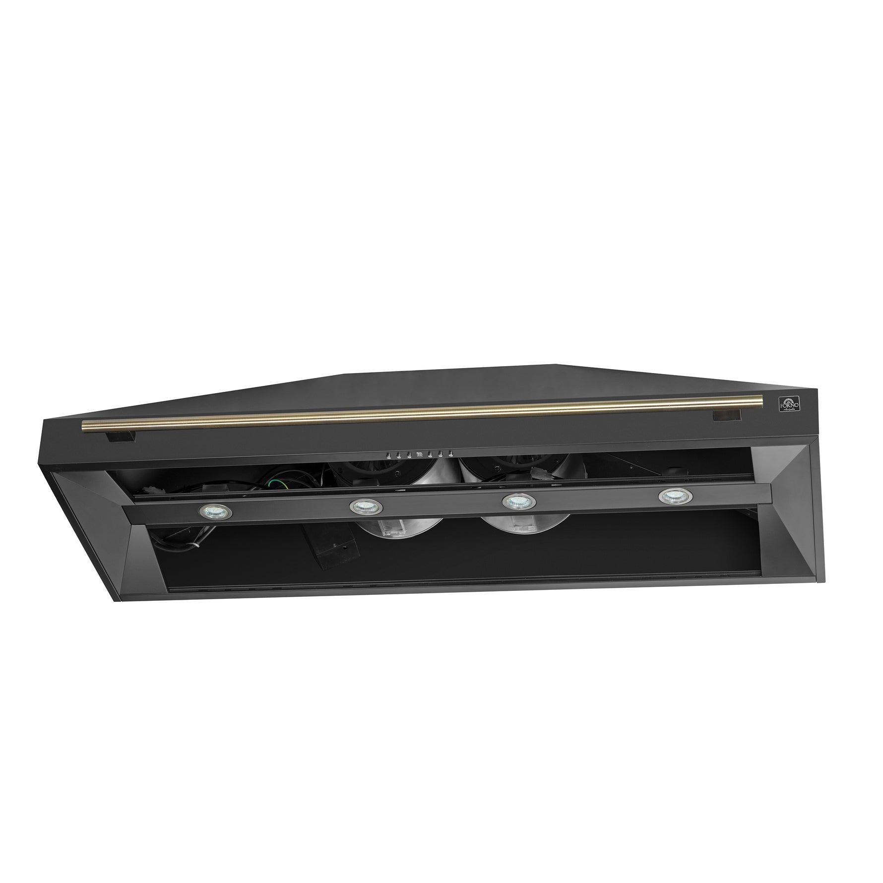 Forno Aria 60 Inch Wall-Mounted Range Hood in Black - BonPrix Électroménagers