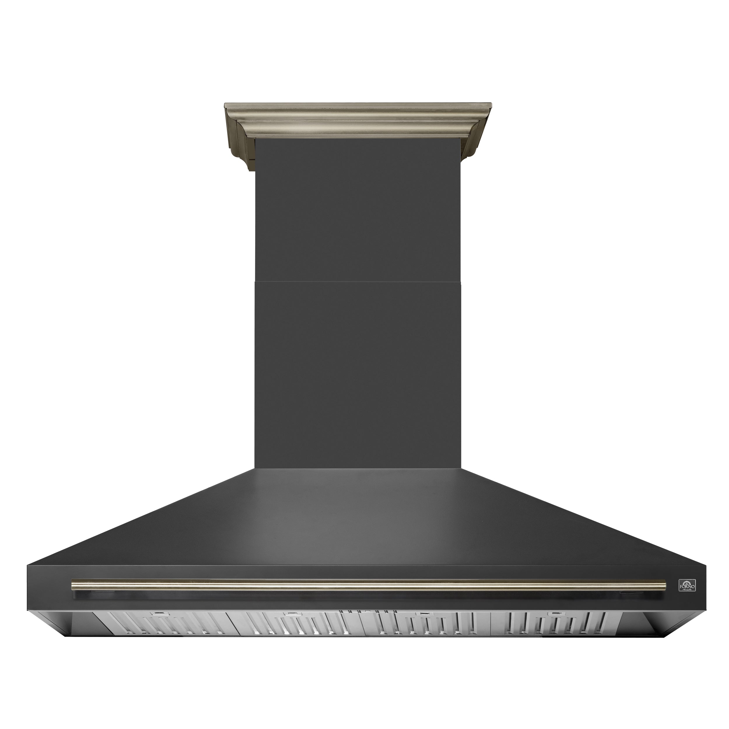 Forno Aria 60 Inch Wall-Mounted Range Hood in Black - BonPrix Électroménagers