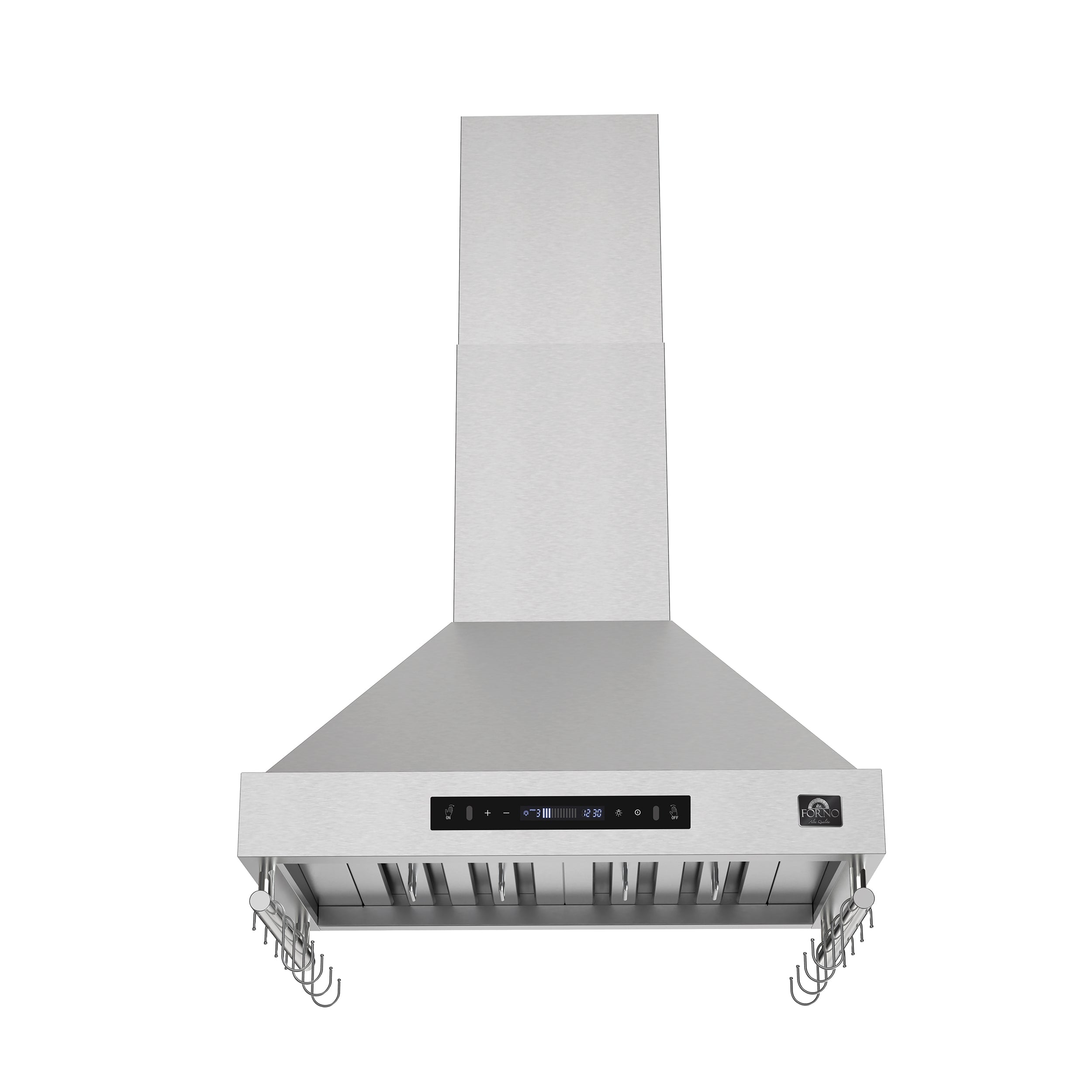 Forno Venezia 30 Inch Wall-Mounted Range Hood with Touch Controls and Baffle Filters - BonPrix Électroménagers