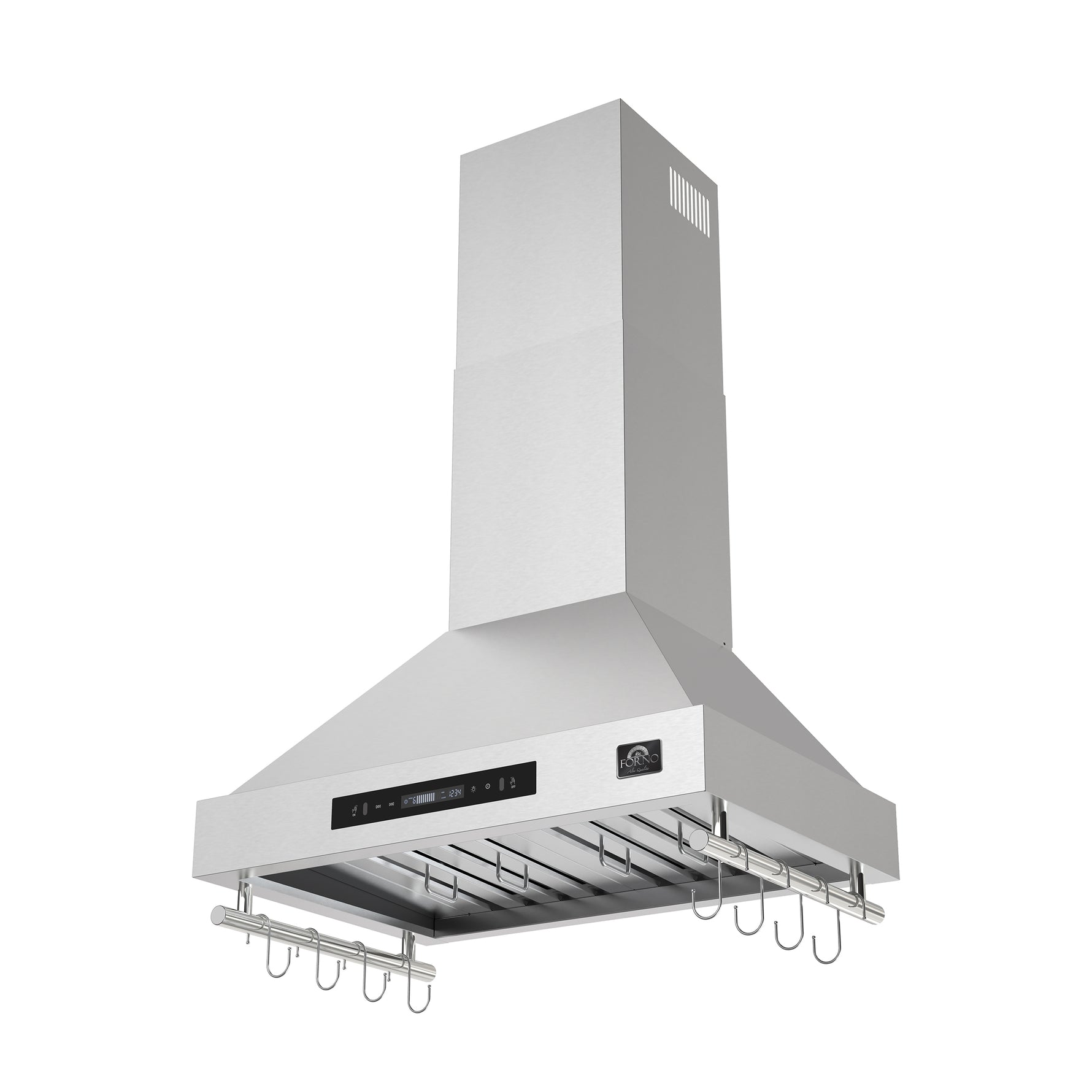 Forno Venezia 30 Inch Wall-Mounted Range Hood with Touch Controls and Baffle Filters - BonPrix Électroménagers