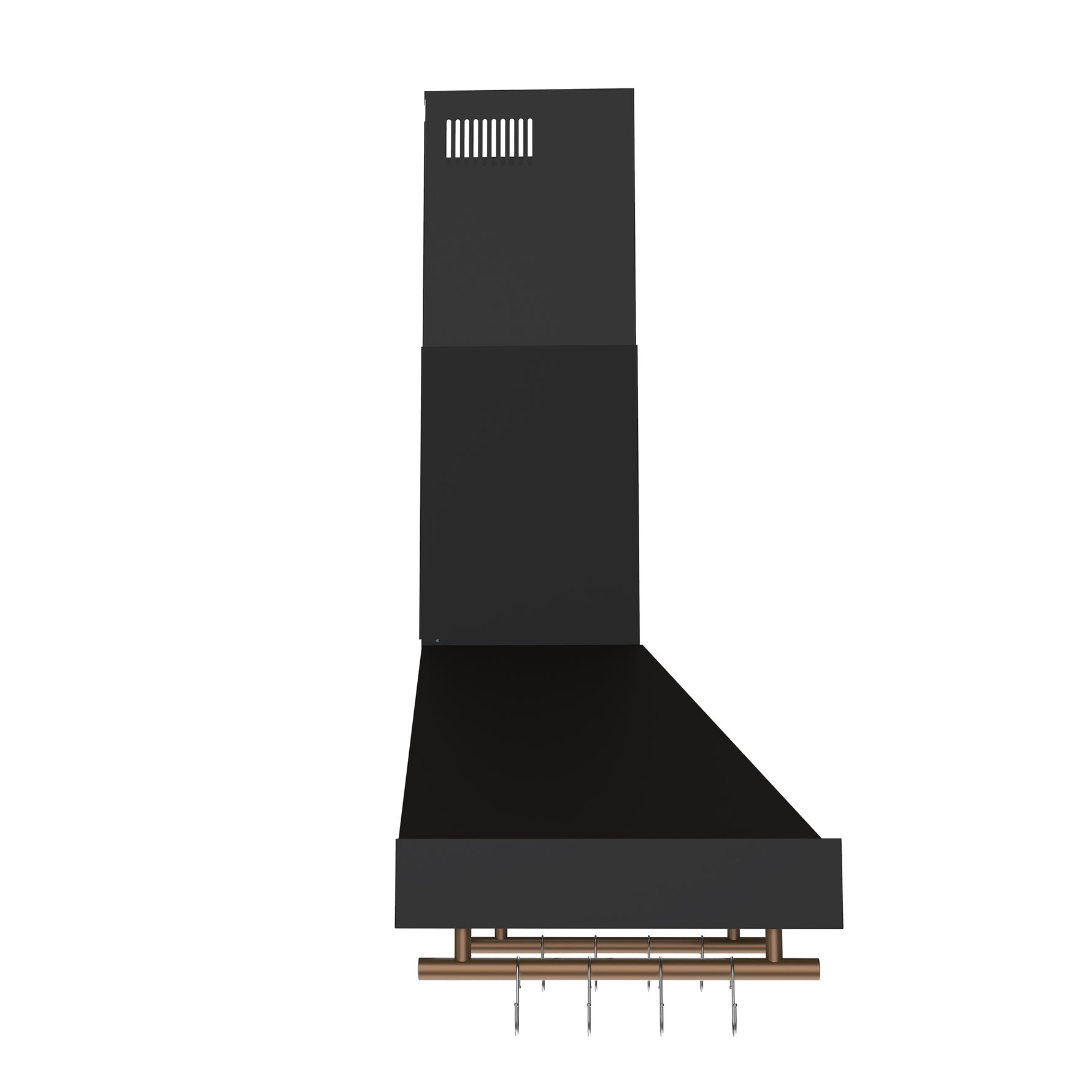 Forno Venezia 36 Inch Wall-Mounted Range Hood in Black with Touch Controls and Baffle Filters - BonPrix Électroménagers