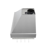 Forno Venezia 36 Inch Wall-Mounted Range Hood with Touch Controls and Baffle Filters - BonPrix Électroménagers