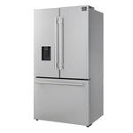 Forno Aosta 36-Inch French Door Refrigerator, Stainless Steel, 22.4 cu.ft, External Water Dispenser, Automatic Ice Maker, ENERGY STAR Certified - BonPrix Électroménagers