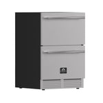 Forno Cosenza 24" Built-In Indoor/Outdoor Drawer Freezer with Ice Maker, 4.69 cu.ft. - BonPrix Électroménagers