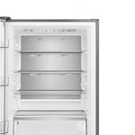 FORNO Maderno 28" Left Swing Convertible Freestanding Refrigerator/Freezer in Stainless Steel 13.6 cu.ft. - BonPrix Électroménagers