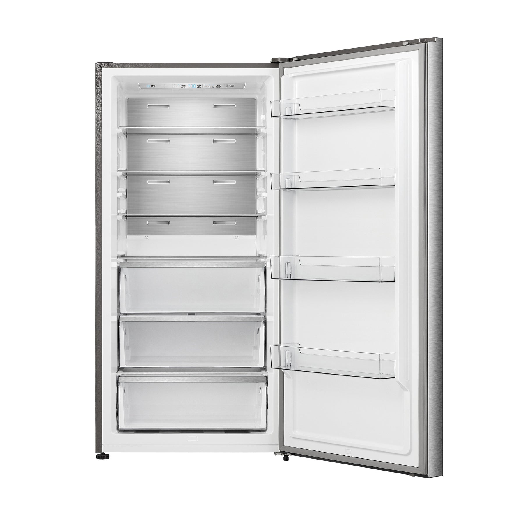 FORNO Maderno 28" Right Swing Convertible Freestanding Refrigerator/Freezer in Stainless Steel 13.6 cu.ft. - BonPrix Électroménagers