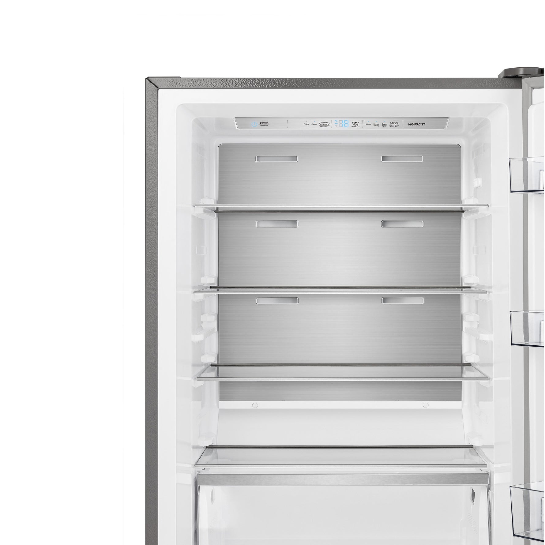 FORNO Maderno 28" Right Swing Convertible Freestanding Refrigerator/Freezer in Stainless Steel 13.6 cu.ft. - BonPrix Électroménagers