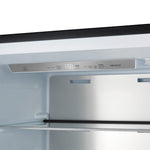 Forno Maderno 28" Built-In Convertible Refrigerator in Black, 13.6 cu.ft. Left Swing with Decorative Grill - 32" Wide - BonPrix Électroménagers