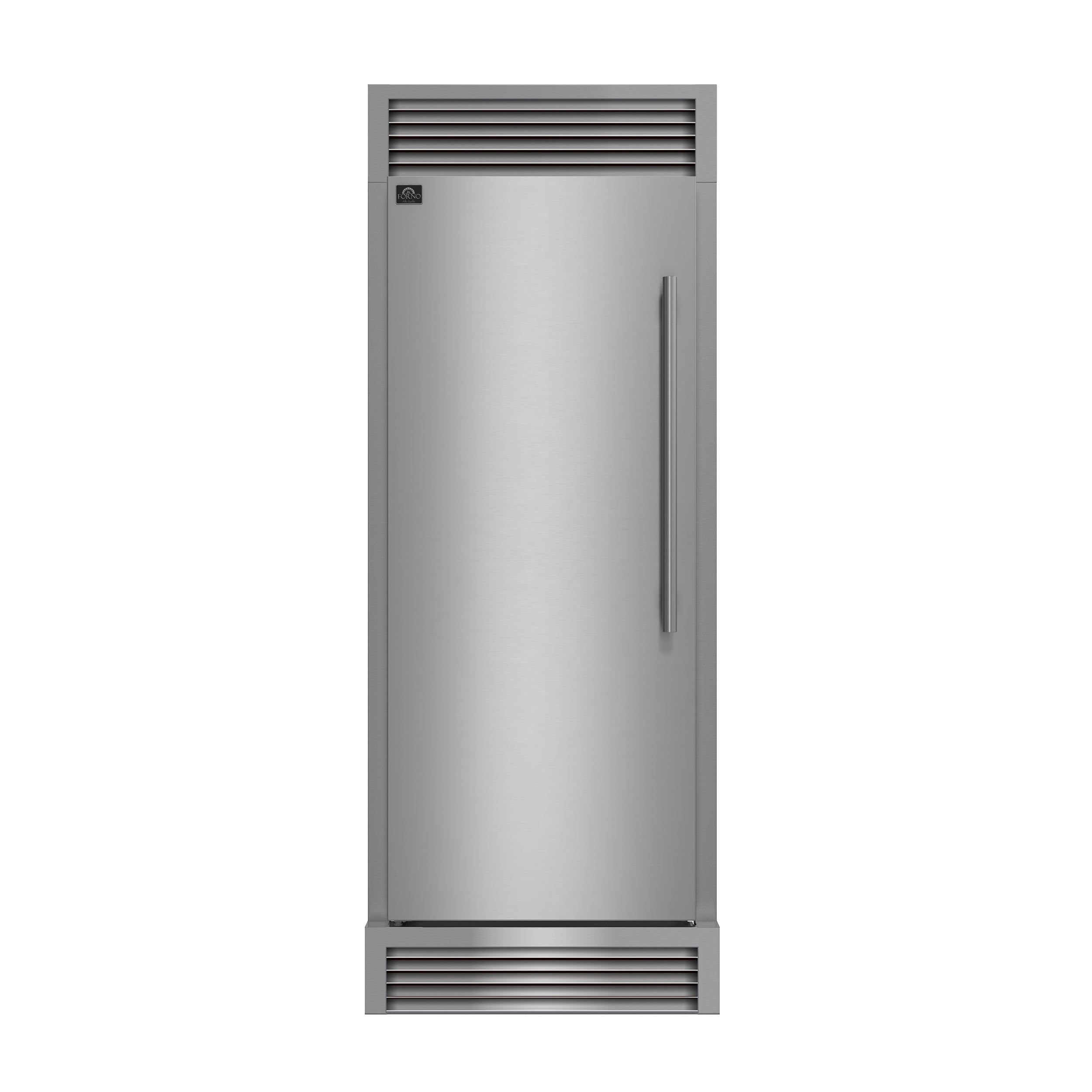 Forno Maderno 28" Built-In Convertible Refrigerator, 13.6 cu.ft. Left Swing with Decorative Grill - 32" Wide - BonPrix Électroménagers