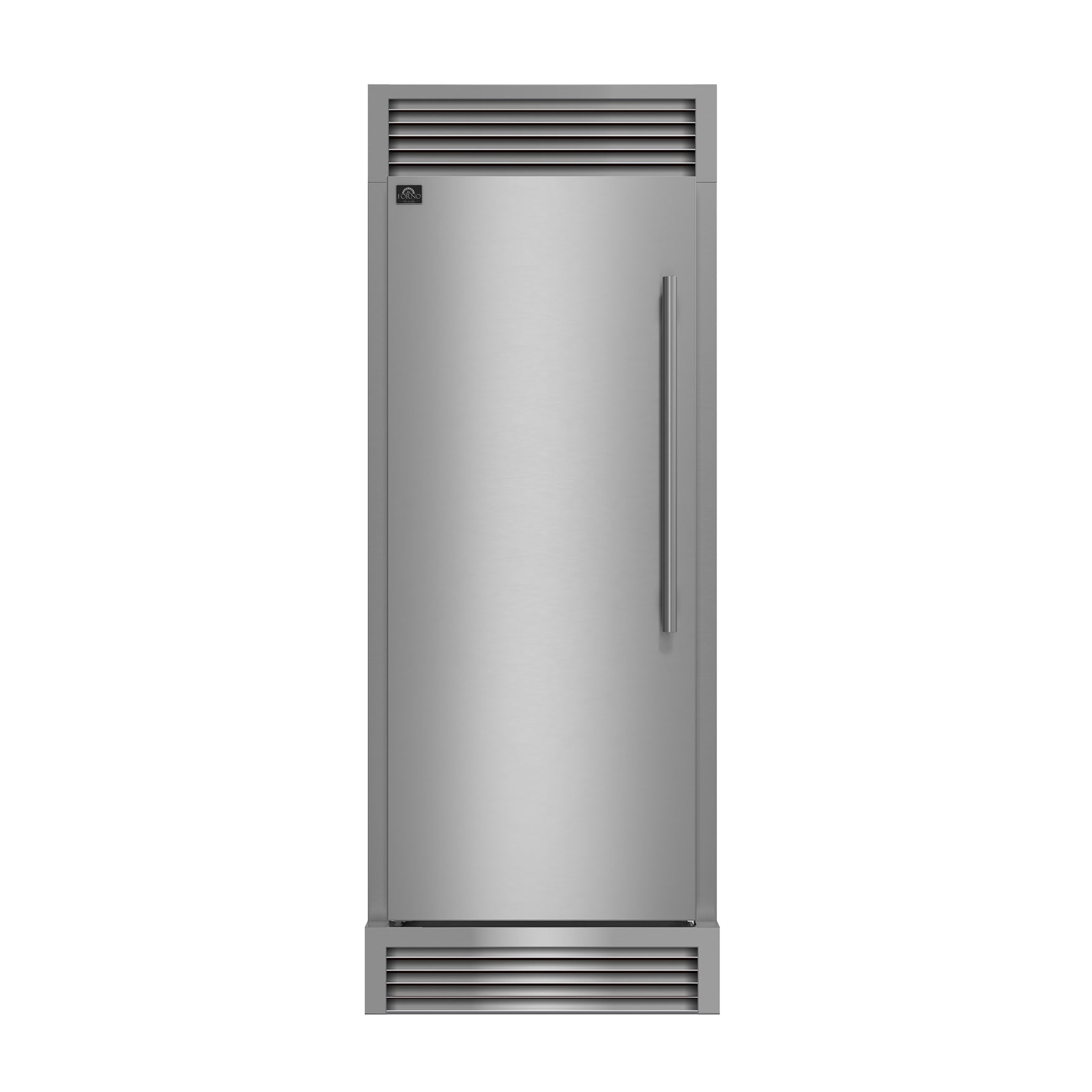 Forno Maderno 28" Built-In Convertible Refrigerator, 13.6 cu.ft. Left Swing with Decorative Grill - 32" Wide - BonPrix Électroménagers