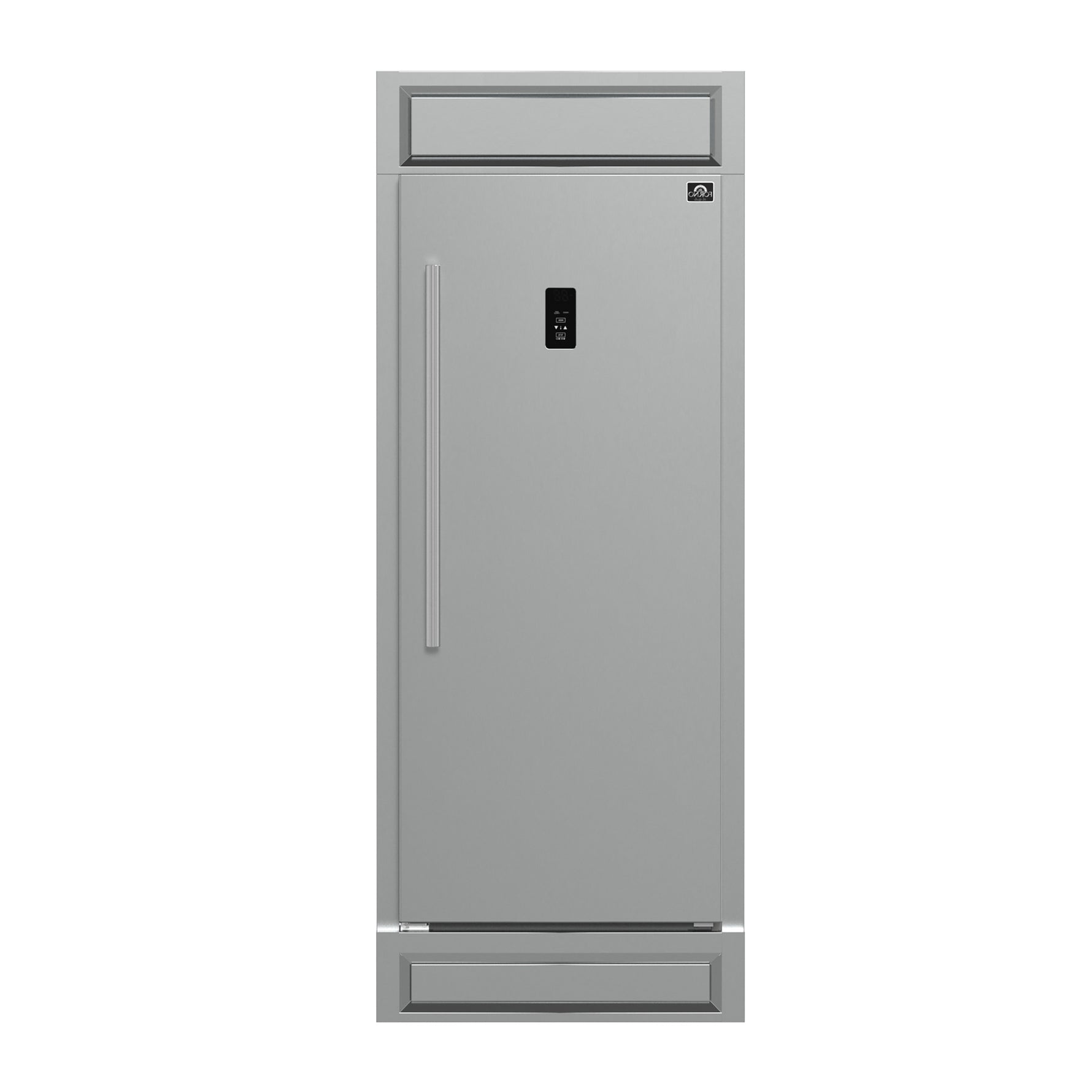 Forno Fortezza 32 Inch Right-Swing Convertible Refrigerator/Freezer with Trim Kit, Stainless Steel, Total No Frost - BonPrix Électroménagers