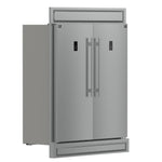 Forno Fortezza 60 Inch Convertible Refrigerator/Freezer with Modern Trim Kit, Stainless Steel, Total No Frost, with Automatic Ice Maker - BonPrix Électroménagers