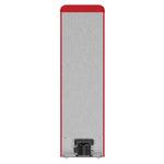Forno Storico 22-Inch Retro bottom freezer Fridge in Red, 9 cu.ft, silver handle - BonPrix Électroménagers