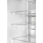 Custodia 24" Bottom Freezer, 10.3 cf., Left Swing, Ice Maker, Total No frost, Black, Antique Brass handles