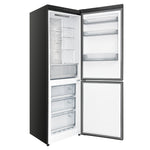 Custodia 24" Bottom Freezer, 10.3 cf., Right Swing, Total No frost, Black, Antique Brass handles