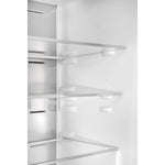 Custodia 24" Bottom Freezer, 10.3 cf., Right Swing, Total No frost, Black, Antique Brass handles