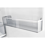 Custodia 24" Bottom Freezer, 10.3 cf., Right Swing, Total No frost, White, Antique Brass handles