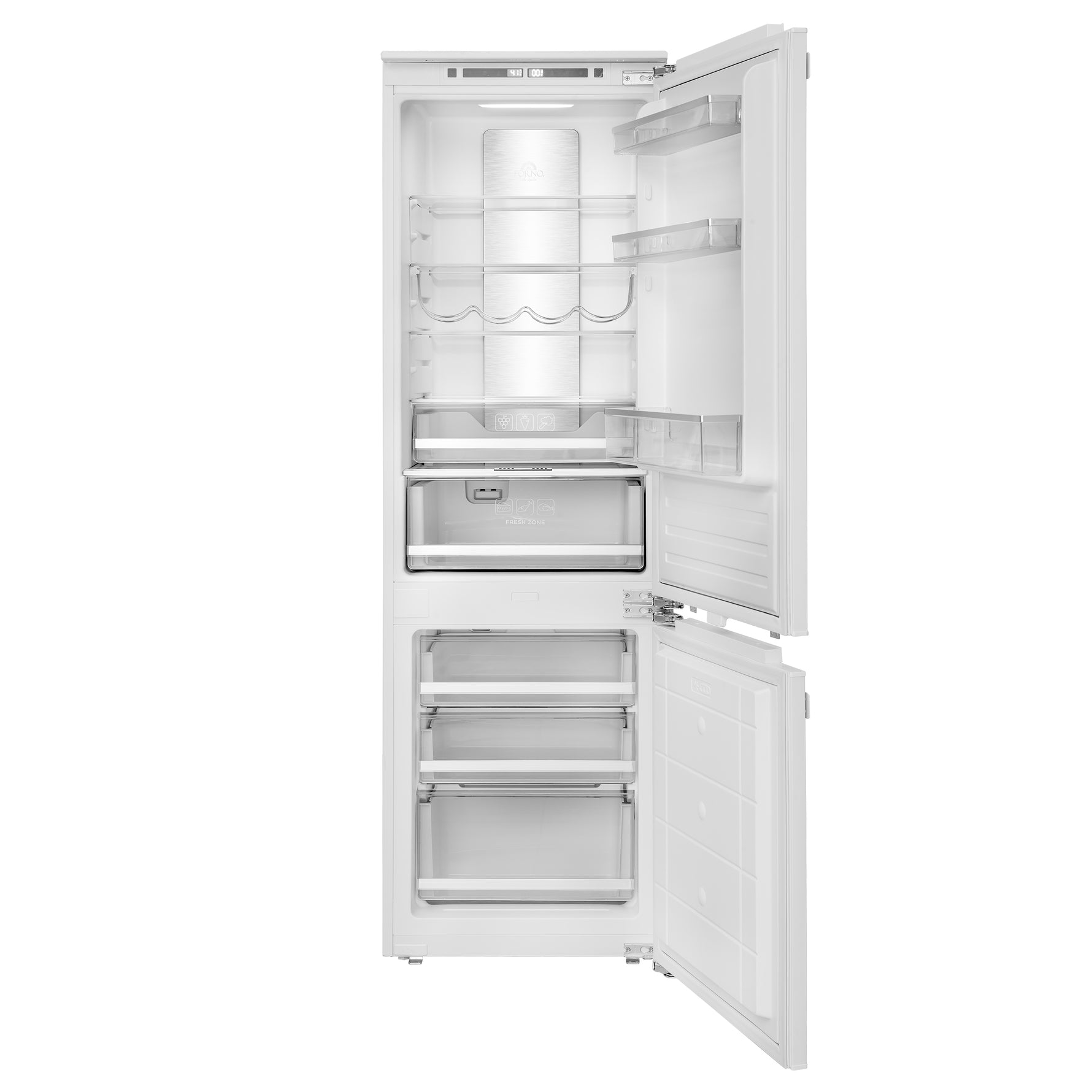 Forno Rivestito 22 Inch Panel Ready Bottom Freezer Refrigerator, 8.6 cu. ft., Total No Frost,  Fast Cool & Fast Freeze - BonPrix Électroménagers
