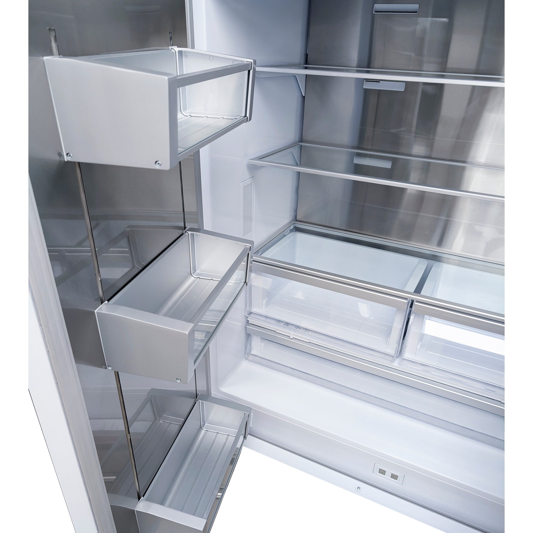Forno Rivestito Panel Ready Refrigerator, French Door, 36 Inch, Energy Star, Fast Freeze