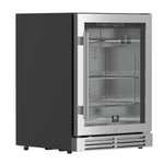 Forno Asciutto 24-Inch Dry Aging Cabinet, Stainless Steel 304, 4.41 cu.ft, LED Lighting, Adjustable Shelves - BonPrix Électroménagers