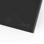 Forno Evoluto Tavolo 51-Inch Black Smart Coffee Table – Dual Refrigerator Drawers, Bluetooth 5.0 Audio, Wireless Charging & RGB Ambient Light - BonPrix Électroménagers